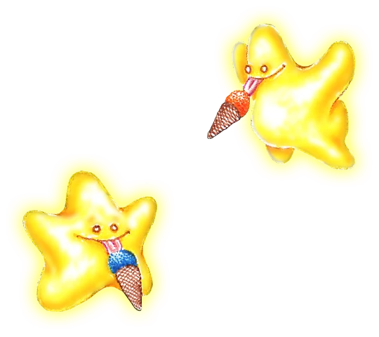 Stars in the north Milky Way eating frozen milk from cones